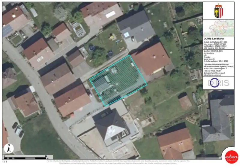 Provisionsfrei: Kleines, feines Grundstück im Ortsgebiet - 360° Bild auf Anfrage — Bild 3