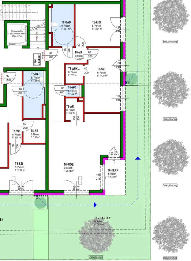 Neubau Top 6: Exklusive Gartenwohnung in Salzburg in ruhiger Lage — Bild 2
