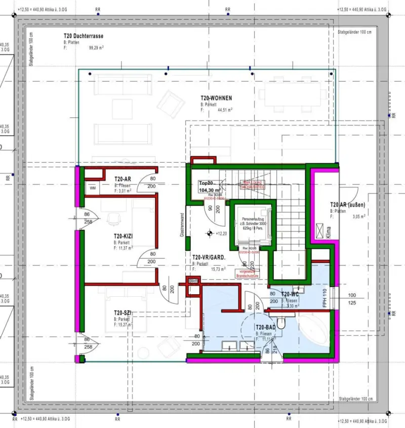 Neubau: Exklusives Penthouse in ruhiger Lage in Salzburg — Bild 4