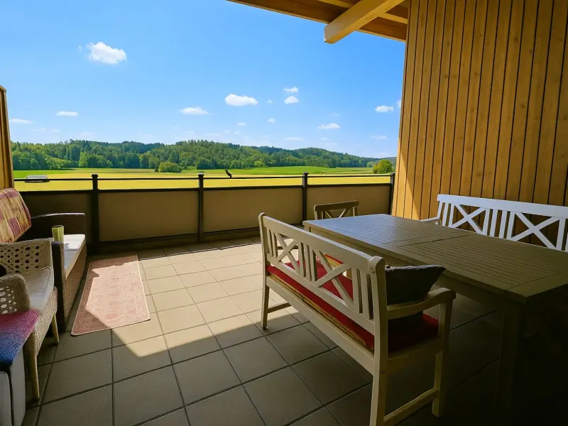 Wie neu! Wohnen im Grünen - 3 Zimmer Terrassenwohnung in Franking