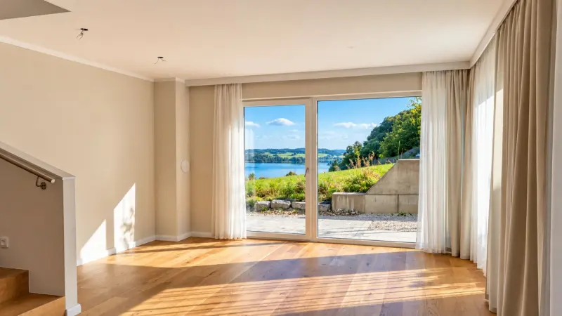 Ausblick Wohnzimmer EG