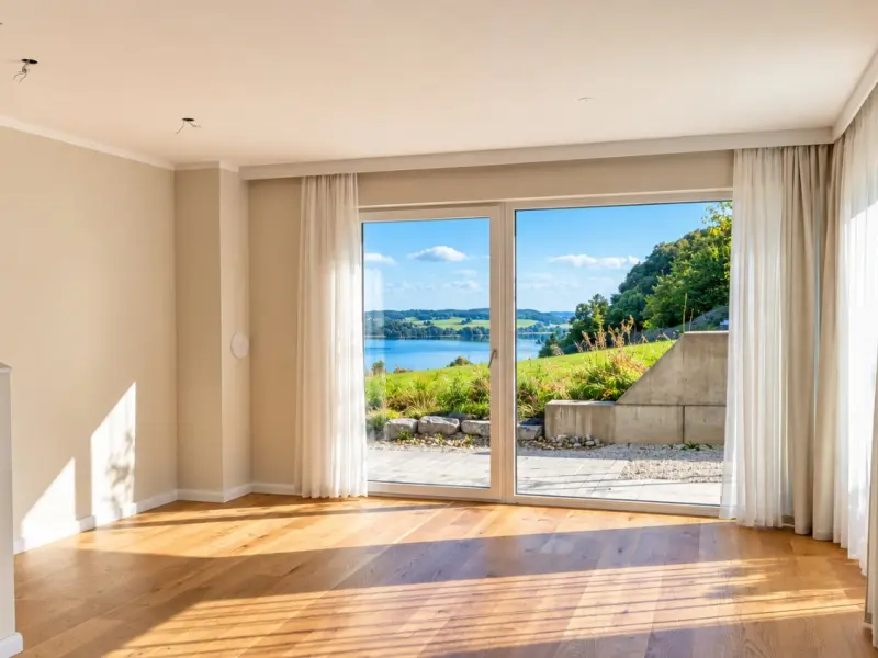 Ausblick Wohnzimmer EG